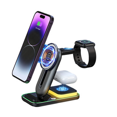 Bom preço 5W 7W Carregamento sem fio magnético Carregador sem fio Multiplos telefones relógios on-line