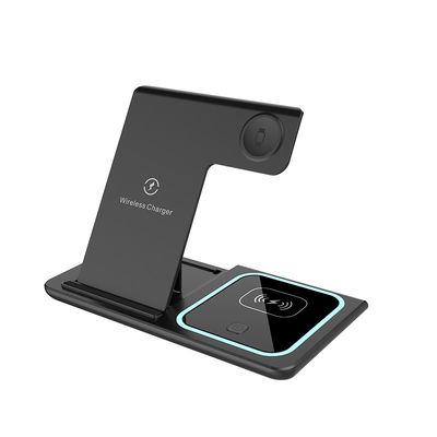 Bom preço Suporte de carregamento sem fio 5 em 1 para Apple Android 15W com luz LED on-line