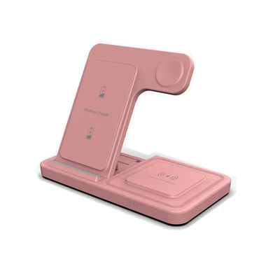 Bom preço Carregador sem fio Dual bobina 3 em 1 Iphone 15W carregamento rápido Preto ou branco on-line