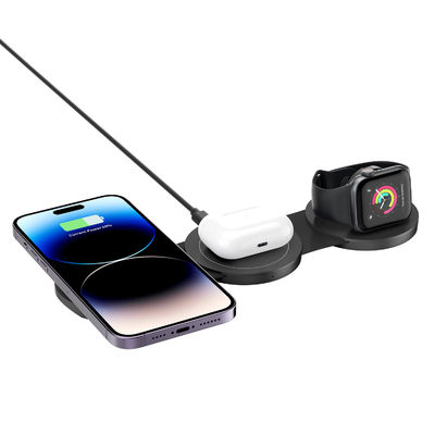 Bom preço Carregador portátil sem fio 3 em 1 Carregador sem fio dobrável para Airpods do iPhone 14 on-line
