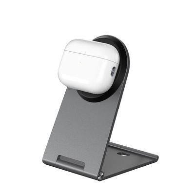 Bom preço Carregador de carregamento sem fio Carregador de carregamento sem fio de metal para iPhone Samsung Telefones Qi on-line