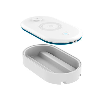 Bom preço Estação de carregamento sem fio de 15W Caixa de esterilização UV Estação de carregamento de telefone 4-em-1 on-line