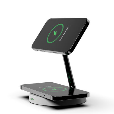 Bom preço Ligação de zinco 3 em 1 carregador sem fio magnético 15W telefone 3W carregamento de fones de ouvido on-line