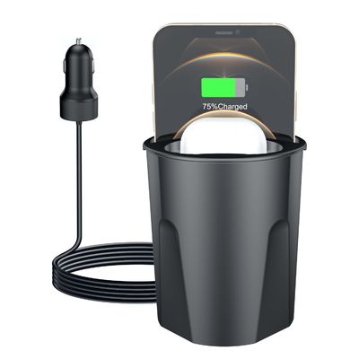 Bom preço Carregador em forma de taça 15W Carregamento rápido sem fio com saída USB 5V/2A on-line