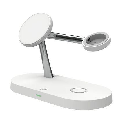 Bom preço Estação de carregamento sem fio 4 em 1 com luz noturna para fones de ouvido e suporte de carregador do IWatch on-line