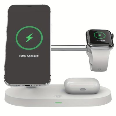 Bom preço Estação de carregamento sem fio multifuncional com suporte de carregador do iWatch on-line