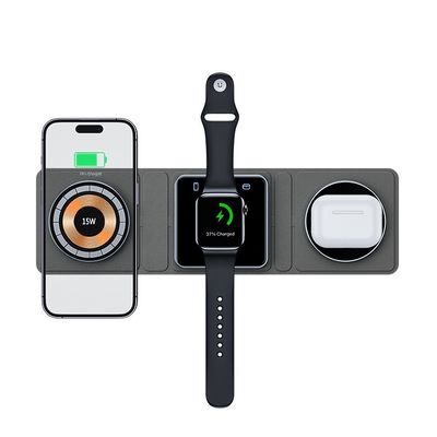 Bom preço Pad de carregamento sem fio com porta de entrada USB-C com potência de carregamento de 2W Max Watch on-line