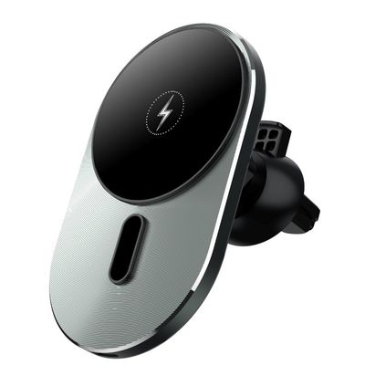 Bom preço Instalação de ventilação 15W Carregador sem fio de carro com proteção de segurança on-line