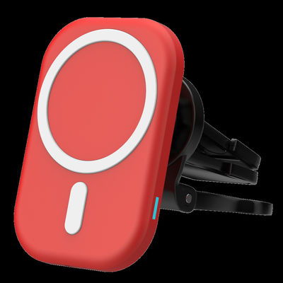 Bom preço 15W Carregador de Carro Magnético Sem Fio Air Vent Mounting com ABS Silicone Gel Material on-line