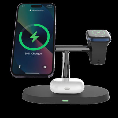Bom preço Estação de carregamento sem fio magnético 3 em 1 com carregamento magnético do iPhone / iWatch on-line