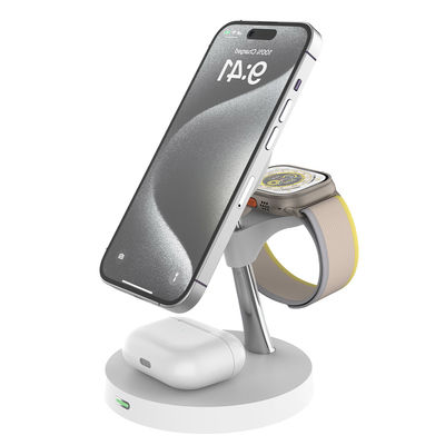 Bom preço 4 em 1 carregador sem fio magnético 15W para Iphone 16/15/14/13/12 para Airpods fones de ouvido Qi on-line