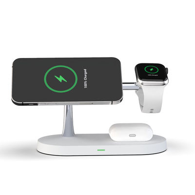 Bom preço T268 Estação de carregamento sem fio 5 em 1 para carregador magnético da Apple, estação certificada por Qi rápido de 15 W para iPhone 16 15 14 13 on-line