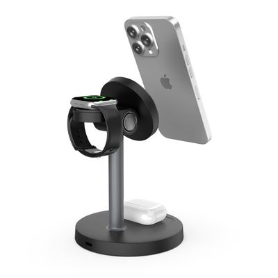 Bom preço Carregador sem fio multifuncional 5V/3A 3 em 1 Certificado CE/FCC/RoHS/UKCA on-line