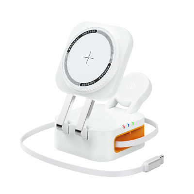 Bom preço Carregamento sem fio de 3 em 1 para computador 70 X 70 X 41 mm 5w/7.5w/10w/15w Saída 9v-3a 12v-1.5a Adaptador on-line