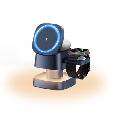 Bom preço Carregador sem fio 4 em 1 com luz noturna 15W/10W/7,5W/5W Carregador dobrável on-line