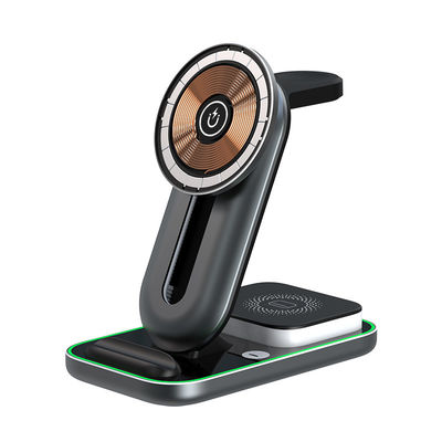 Carregador sem fio magnético para telefone 4 em 1