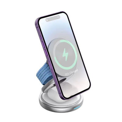 Bom preço Carregador portátil sem fio dobrável 15W carregador sem fio de alta velocidade para fones de ouvido telefones on-line