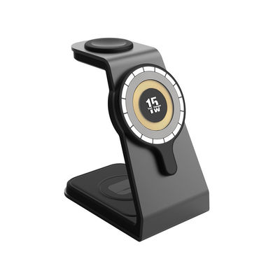 Bom preço SC022 Estação de carregamento rápido 3 em 1 Carregador sem fio magnético para telefone on-line