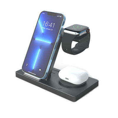 Bom preço Design dobrável iPhone Opção de cor branca Carregador sem fio multifuncional on-line