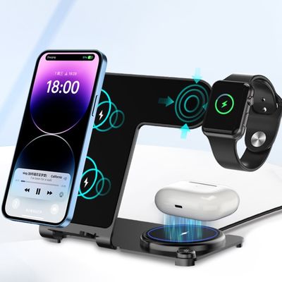 Bom preço Carregamento sem fio de metal compatível com o Apple Watch com distância de carregamento de 6 mm e eficiência de conversão de 75% on-line