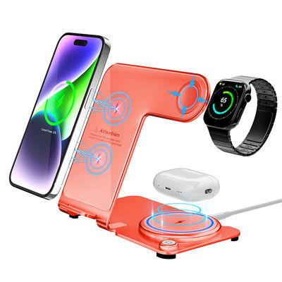 Bom preço Modelo de carregamento elegante de alta eficiência PD/QC Metal Wireless 3 em 1 on-line
