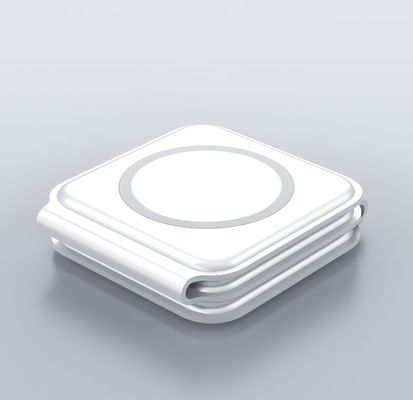 Pad de carregamento portátil sem fio de 15W Carregamento para dispositivos habilitados para Qi Leve a 180g