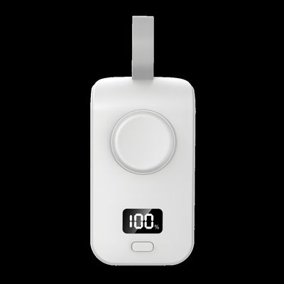 Banco de energia de carregamento sem fio para iPhone e iWatch 2500mAh 98*22*145mm