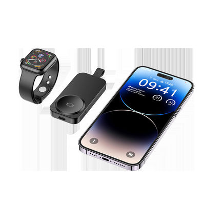 Compacto Design Carregador de relógio sem fio Power Bank 4 LED Indicador 2-8mm Distância de carregamento