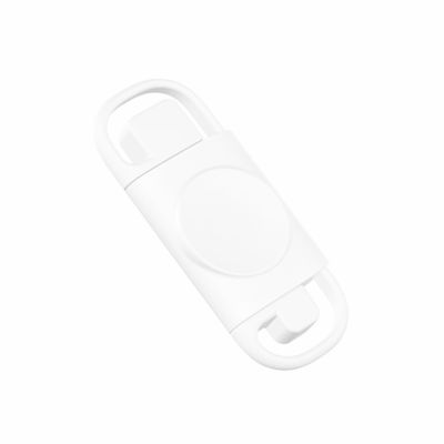 Carregador magnético sem fio de Apple Watch branco leve 5V Voltagem de entrada