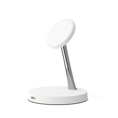 Bom preço 3 Nível Luz noturna LED Stand de carregamento duplo sem fio com proteção contra curto-circuito on-line