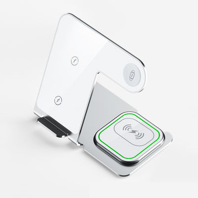 Bom preço Carregador sem fio de alumínio certificado Qi de 15W para iPhone/Samsung Phone on-line