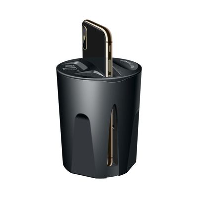 Bom preço 2 Interface de saída USB Carregamento rápido Carregadores de carro 110-205KHz Frequência de carregamento on-line