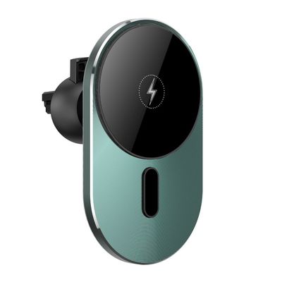 Bom preço Carregador de carro sem fio poderoso para montagem de ventilação de ar com superfície de vidro endurecida on-line