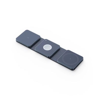 Bom preço Carregador de viagem sem fio de carregamento rápido de 15W compatível com Apple Airpods on-line