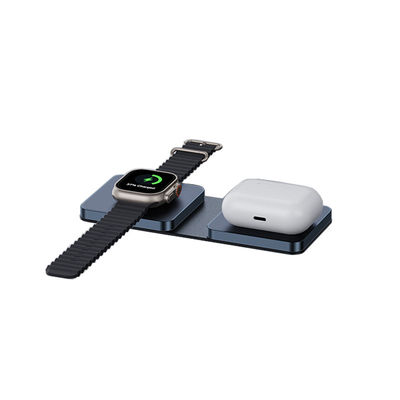 Bom preço Carregador sem fio dobrável compacto 3W - 15W Qi Phone Apple Airpod IWatch Com USB Tipo C on-line