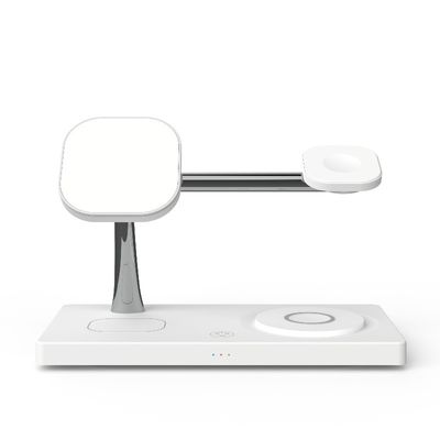 Bom preço Carregador sem fio magnético branco e preto todo-em-um, suporte PD&QC3.0 on-line