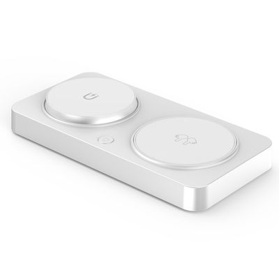 Carregador sem fio de viagem dobrável 3 em 1 com design de iluminação 1w para carregar telefone fone de ouvido iwatch