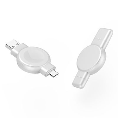 Apple & Samsung Dual Interface Watch Carregador potência de saída 2.5w abs e material de pc