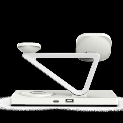 Bom preço Liga de alumínio ABS Pad de carregamento sem fio de indução Carregador magnético saída 5W 7.5W 10W 15W Max Design compacto e durável on-line