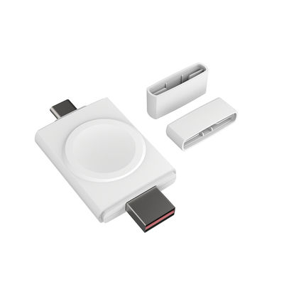 T316 personalizável carregador de relógio Apple e Samsung ABS Dual interface carregador portátil