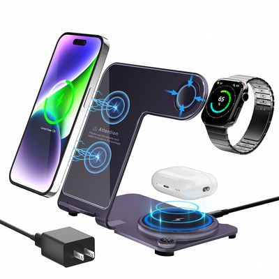 2025 New Y91 Mobile Phone Bracket 15W/10W Suporte de carregador sem fio para carregamento de produtos Apple e Samsung