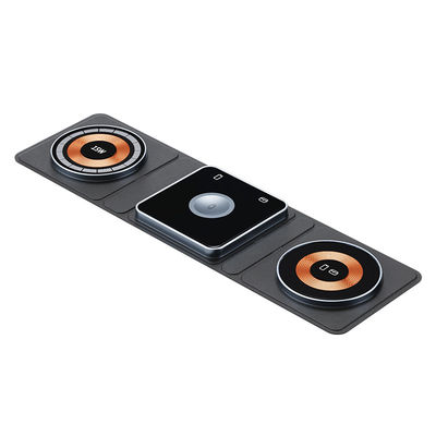Bom preço 2025 X8 Carregador sem fio Apple e Samsung Carregador dobrável de 15W/10W para relógios inteligentes on-line