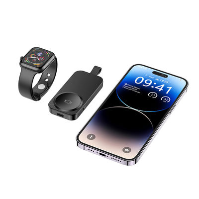2025 Novo carregador sem fio X550 Para Apple Watch 1000mah Mini Power Bank Carregador de relógio portátil