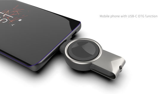 T304-S Carregador rápido sem fio com suporte ao Apple Watch e Mini 2500mAh Power Bank ABS Carregador de saída 3W