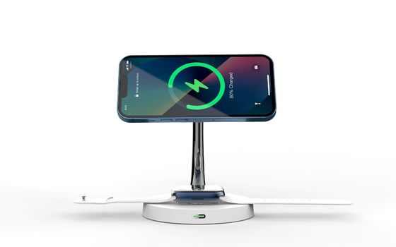 Bom preço 2025 T269C Carregador Rápido 15w 10w Carregador Rápido Magnético Sem Fio Apple And Samsung Carregador Pones on-line