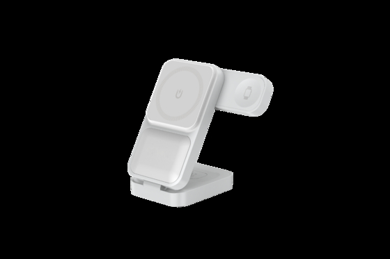 Bom preço Carregador sem fio 3 em 1 magnético dobrável S1 15W/10W Suporte de carregamento Compatível com produtos Apple e Samsung on-line