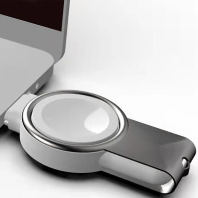 Bom preço T304-A Carregador de Relógio 2 em 1 com Plugue Duplo ABS 3W Para Carregamento Apple Watch on-line