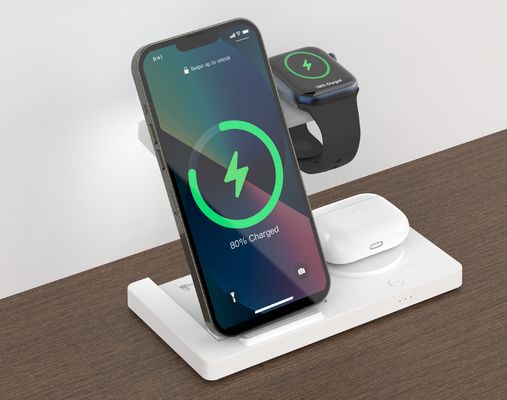 Bom preço Apple Charger T258 Multifuctional Wireless Charger ABS Foldable Wireless Charger  on-line