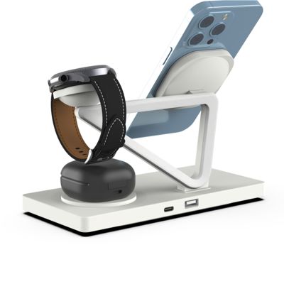 Carregador sem fio magnético QI T216 para iPhone e Samsung, suporte para carregador sem fio