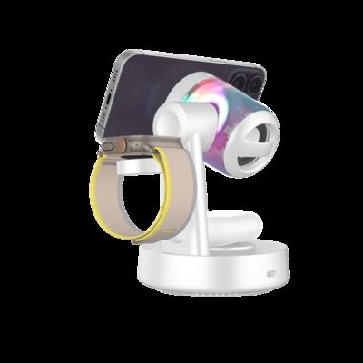 Bom preço 25W All In One Wireless Charger Compatible with both Apple and Samsung Phone Earbuds Watch on-line